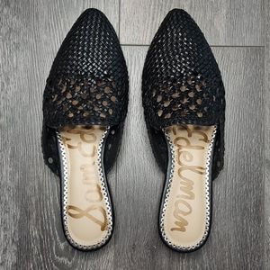 Sam Edelman Mules Clara black leather